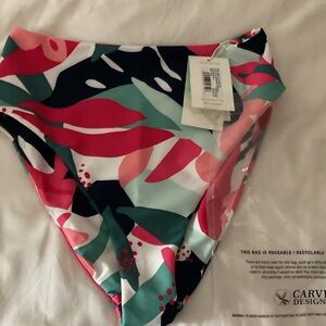 NWT Carve Designs Lani Compression swim bottoms (Sonja color)